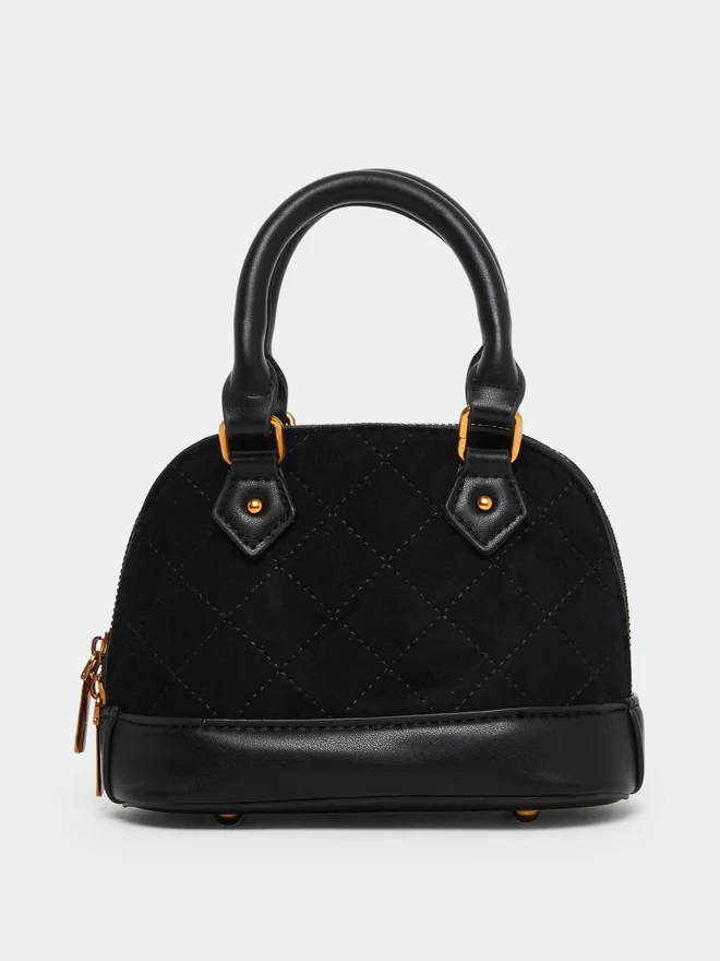 ستايلي حقيبة يد مبطنة بتصميم دوم